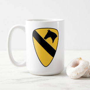 1st Cavalry Division Patch Patriotic Coffee Mug