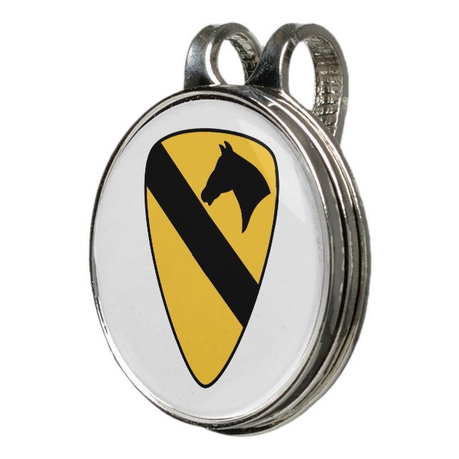 1st Cavalry Division Patch Patriotic Golf Hat Clip (3/4)