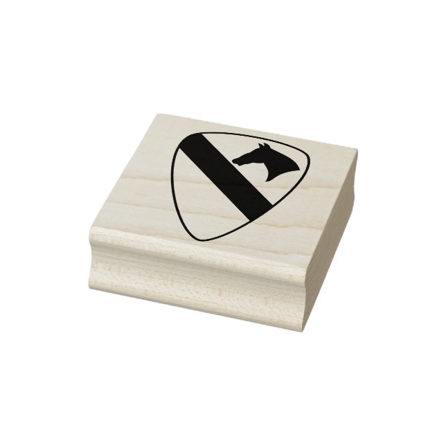1st Cavalry Division Patch Patriotic Rubber Stamp (Stamp)