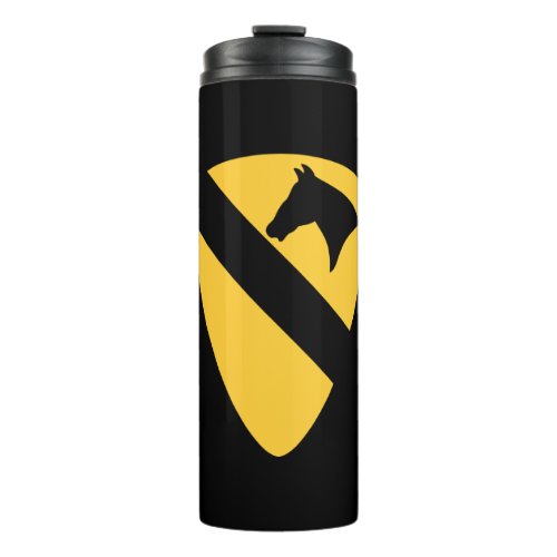 1st Cavalry Division Patch Patriotic Thermal Tumbler