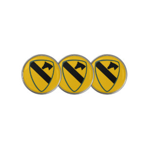 1st Cavalry Division Patch United States Golf Ball Marker