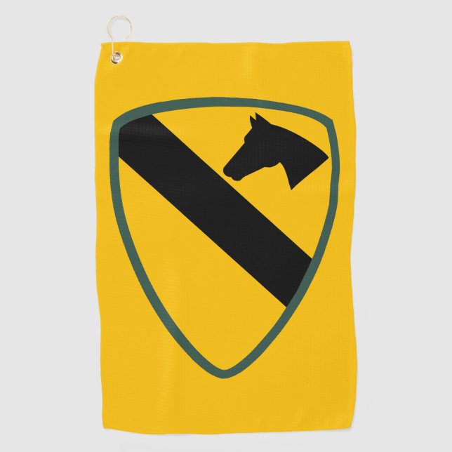 1st Cavalry Division Patch United States Golf Towel (Front)