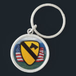 1st cavalry division patch veterans vets Keychain<br><div class="desc">1st cavalry air cav fort hood patch vietnam ww2 korea iraq nam veterans vets   keychain ,    Ck out more at:  www.zazzle.com/willeboy*</div>
