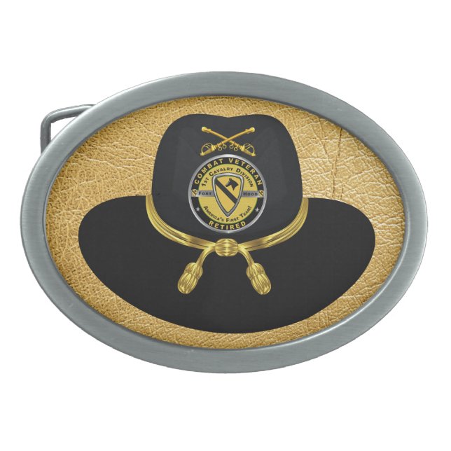 1st Cavalry Division Retired Belt Buckle (Front)