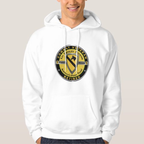  1st Cavalry Division Retired  Hoodie