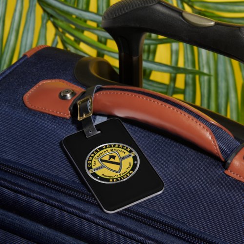 1st Cavalry Division Retired Luggage Tag
