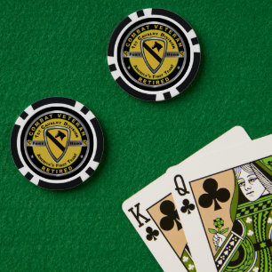 1st Cavalry Division Retired Poker Chips