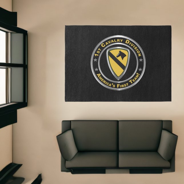 1st Cavalry Division  Rug (Insitu (Indoor 1))
