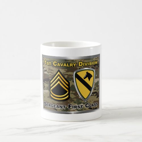 1st Cavalry Division Sergeant First Class Coffee Mug