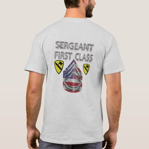 1st Cavalry Division Sergeant First Class T_Shirt