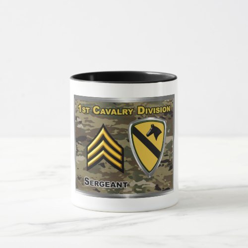 1st Cavalry Division Sergeant Mug