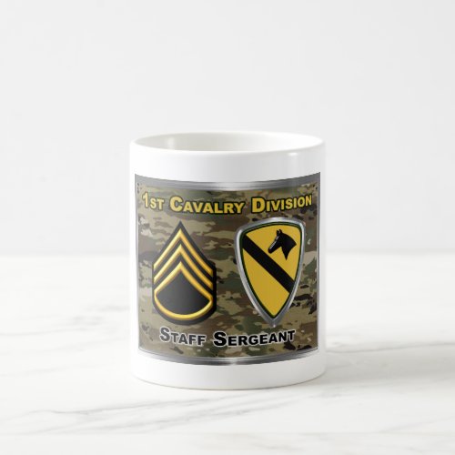 1st Cavalry Division Staff Sergeant Coffee Mug