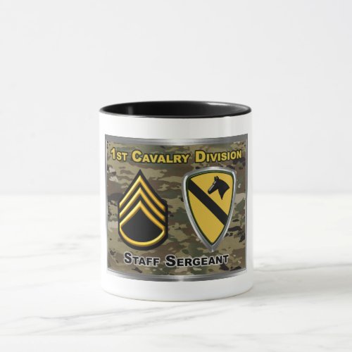 1st Cavalry Division Staff Sergeant Mug
