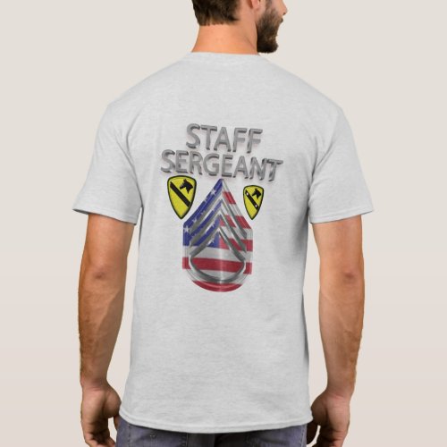 1st Cavalry Division Staff Sergeant T_Shirt