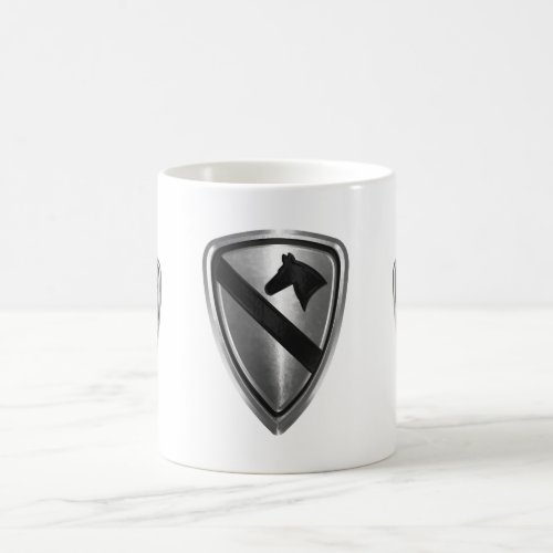 1st Cavalry Division Steel Patch Design Magic Mug