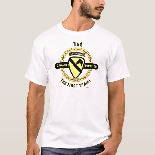 1ST CAVALRY DIVISION THE FIRST TEAM T_Shirt