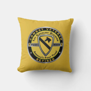 1st Cavalry Division Throw Pillow