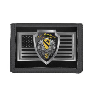 1st Cavalry Division Tri-fold Wallet