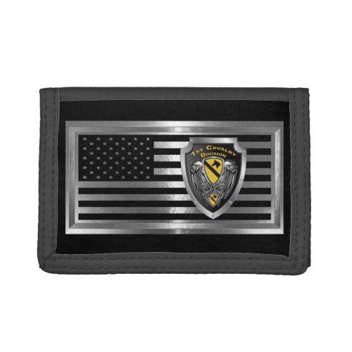 1st Cavalry Division Trifold Wallet