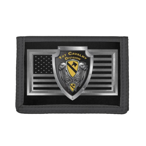  1st Cavalry Division Trifold Wallet