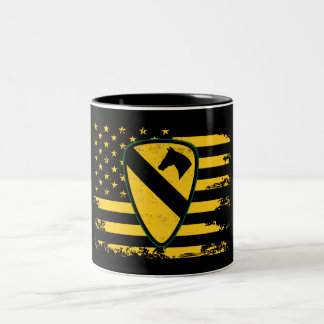 1st Cavalry Division Two-Tone Coffee Mug