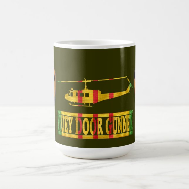 1st Cavalry Division UH-1 Huey Door Gunner Mug (Center)