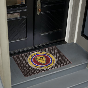 1st Cavalry Division Veteran Doormat