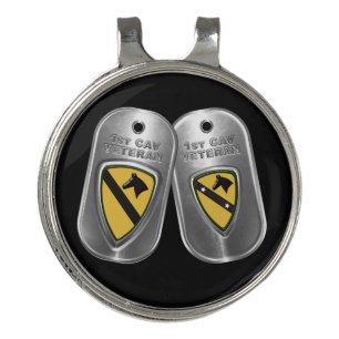 1st Cavalry Division Veteran Golf Hat Clip