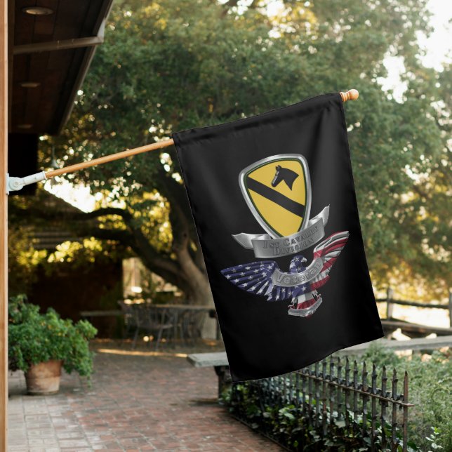 1st Cavalry Division Veteran House Flag (In SItu)