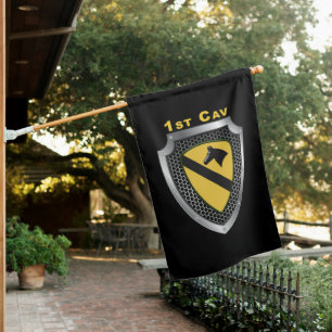 1st Cavalry Division Veteran House Flag