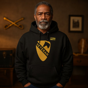 1st Cavalry Division Veteran Tribute Black Hoodie