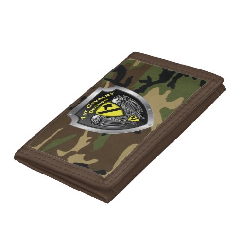 1st Cavalry Division Veteran Trifold Wallet