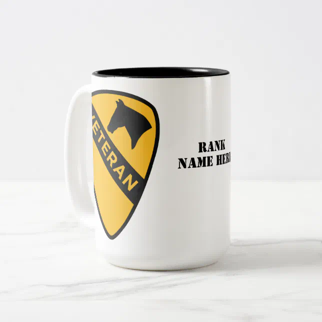 1st Cavalry Division - Veteran (United States) Two-Tone Coffee Mug | Zazzle
