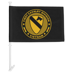 1st Cavalry Division Vietnam Car Flag