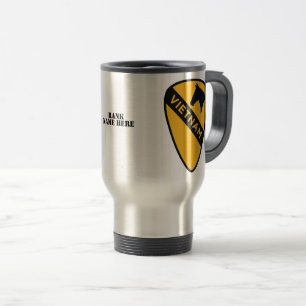 1st Cavalry Division Vietnam Customizable Travel Mug