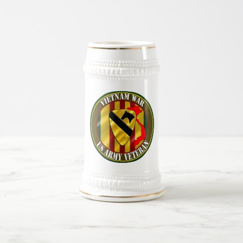 1st Cavalry Division Vietnam Veteran Beer Stein