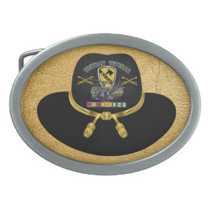 1st Cavalry Division  Vietnam Veteran Belt Buckle