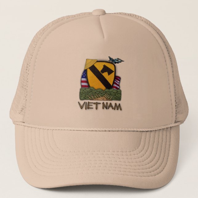 1st cavalry division vietnam veterans hat (Front)