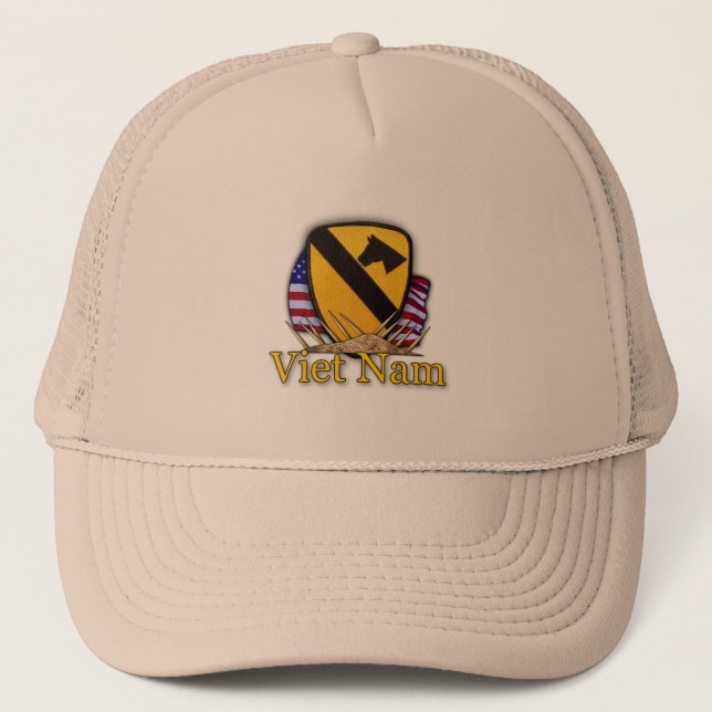 1st cavalry division vietnam veterans hat (Front)