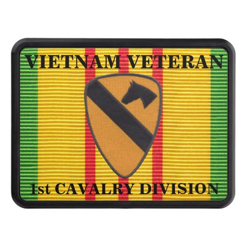 1st Cavalry Division VSM Ribbon Hitch Cover