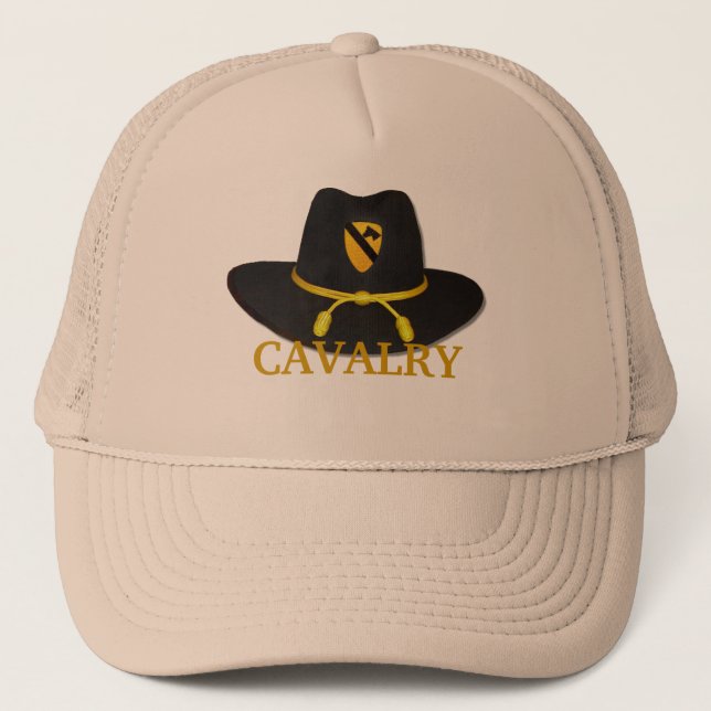 1st cavalry division wife mom iraq son gifts hat (Front)