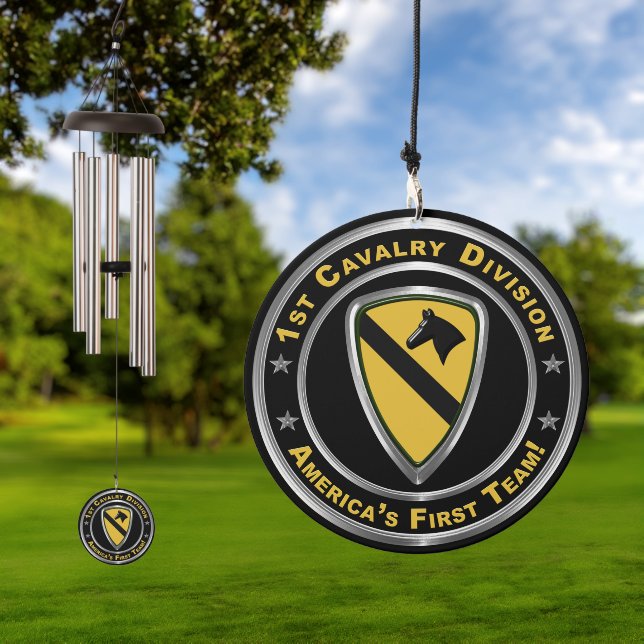 1st Cavalry Division  Wind Chime (Outdoor)