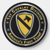 1st Cavalry Division Wireless Charger (Front)