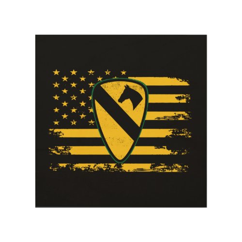 1st Cavalry Division Wood Wall Art