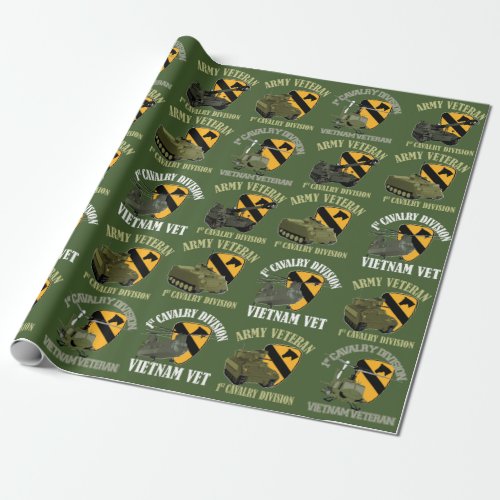 1st Cavalry Veteran Wrapping Paper