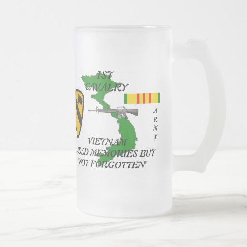 1st Cavalry Vietnam Frosted Mug