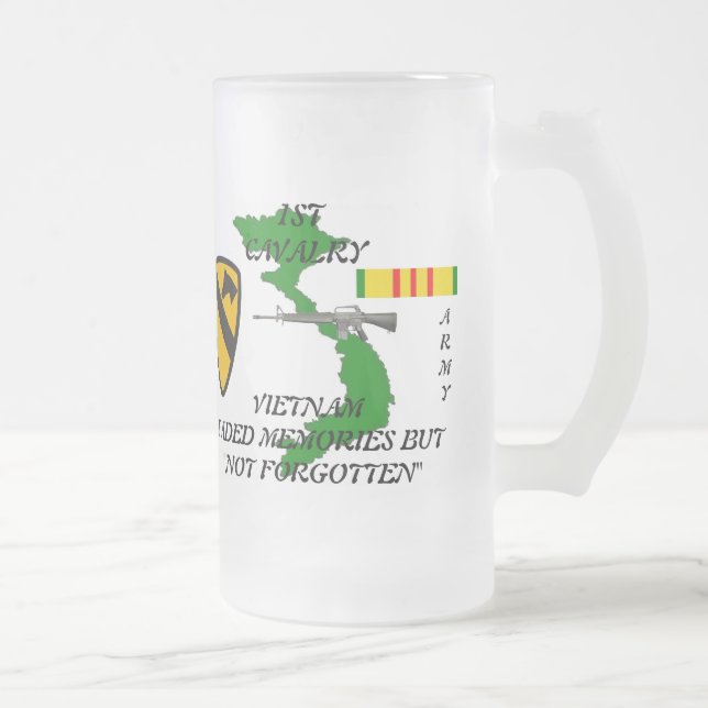1st Cavalry Vietnam Frosted Mug (Right)