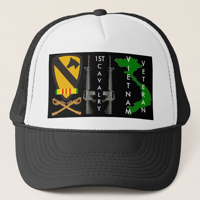 1St Cavalry Vietnam Veteran Ball Caps (Front)