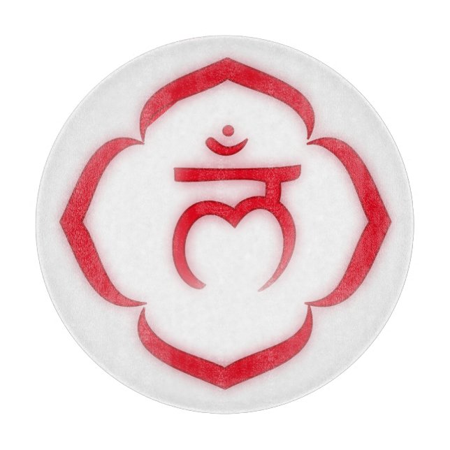 1st Chakra (the root chakra) Cutting Board (Front)