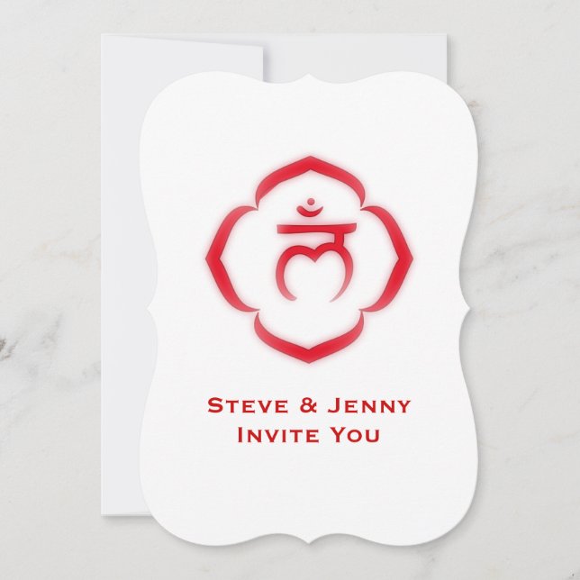 1st Chakra (the root chakra) Invitation (Front)
